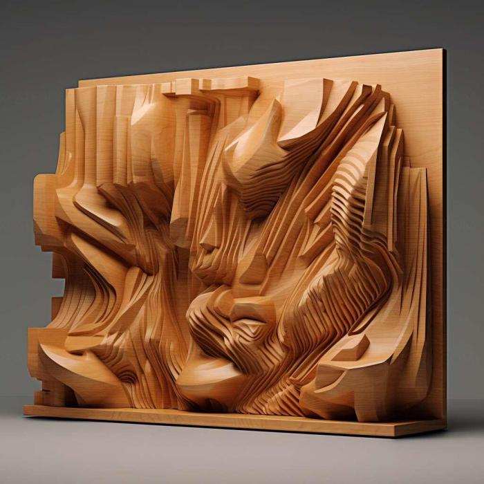 نموذج ثلاثي الأبعاد لآلة CNC 3D Art 